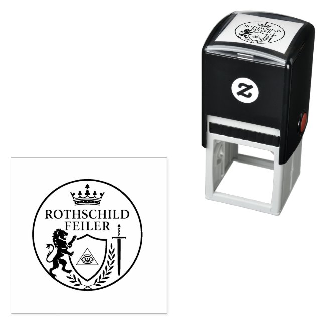 Rothschild Feiler Illuminati stamp (In Situ)