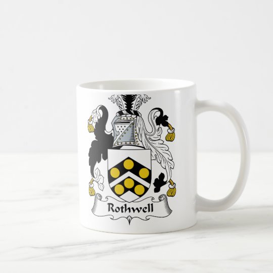 Rothwell Family Crest Coffee Mug | Zazzle.com