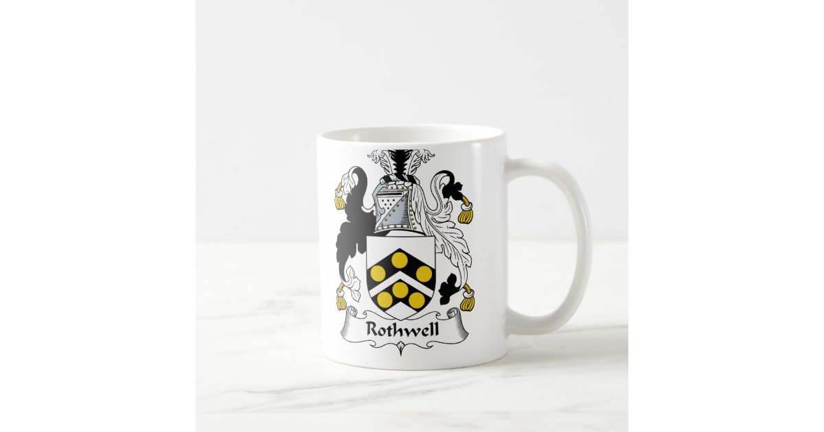 Rothwell Family Crest Coffee Mug | Zazzle