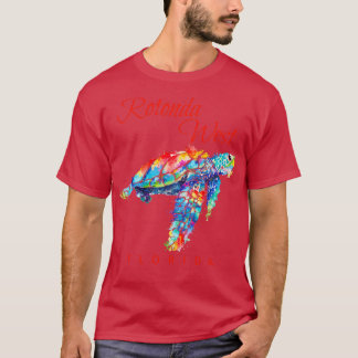 Rotonda West Florida Watercolor Sea Turtle T-Shirt