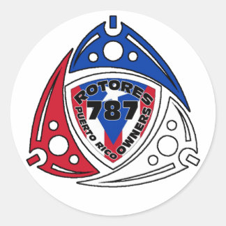 RotoreS PR Owners Classic Round Sticker