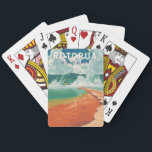 Rotorua New Zealand Illustration Travel Art Retro Poker Cards<br><div class="desc">Rotorua retro vector travel design. Rotorua,  a geothermal wonderland in New Zealand’s North Island,  is famous for its bubbling mud pools,  erupting geysers,  and rich Māori culture.</div>