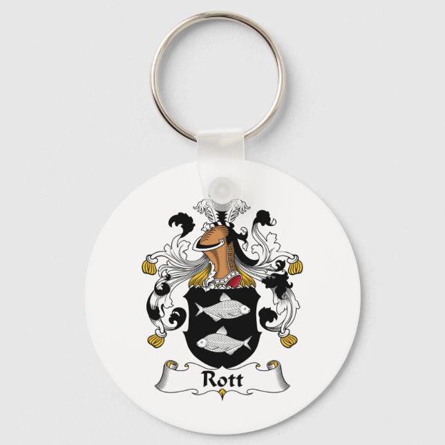 Rott Family Crest Keychain (Front)