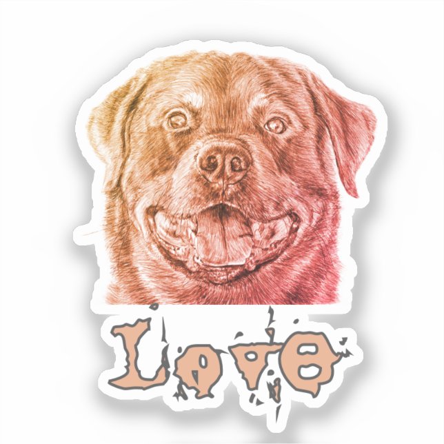 Rott Love Sticker (Front)