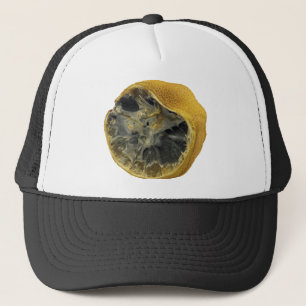 Rotten lemon trucker hat