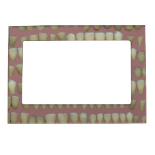 Rotten Teeth Dentist Dentistry Orthodontics Pink Magnetic Frame