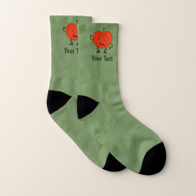 Rotten Tomatoes for your Inner Critic, own text Socks (Pair)
