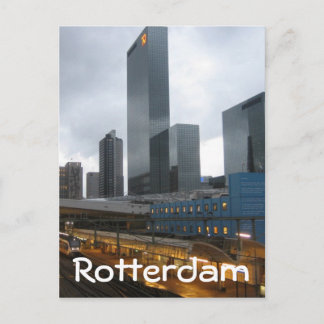 Rotterdam Central Station Postcard