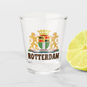Rotterdam coat of arms, Netherlands Shot Glass