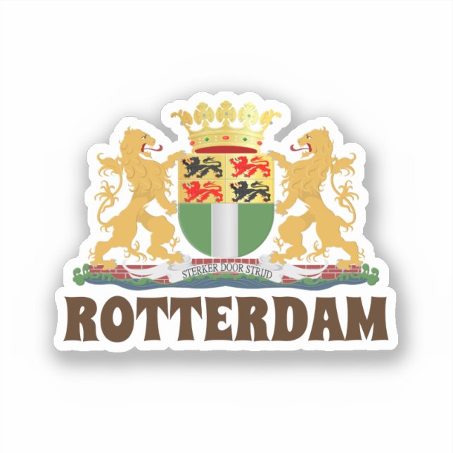 Rotterdam coat of arms, Netherlands Sticker (Front)