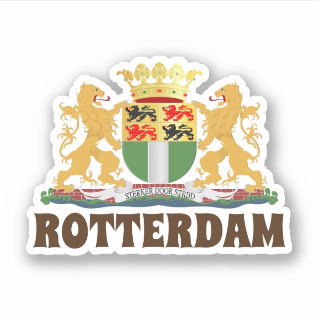 Rotterdam coat of arms, Netherlands Sticker (Front)