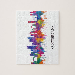 Rotterdam Netherlands Skyline Jigsaw Puzzle