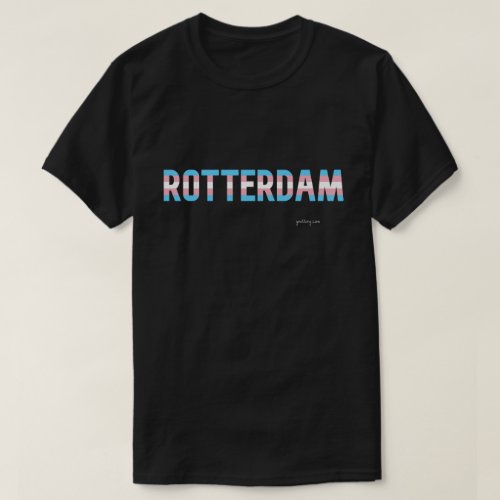 Rotterdam Pride Transgender Flag   T_Shirt