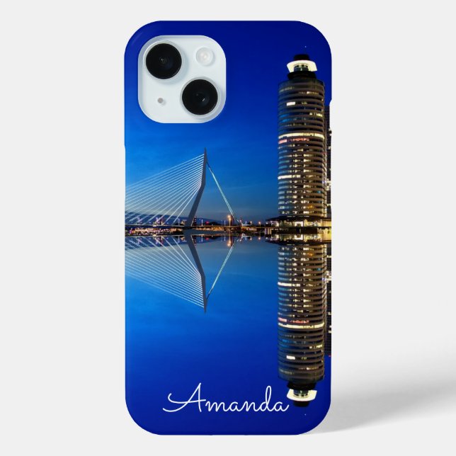 Rotterdam Skyline Cityscape Case-Mate iPhone Case (Back)