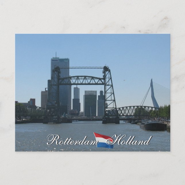 Rotterdam Skyline Holland Postcard (Front)