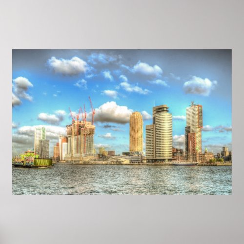 Rotterdam Skyline Poster