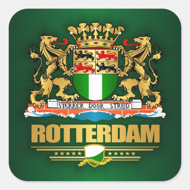 Rotterdam Square Sticker (Front)