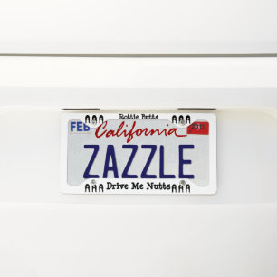 Rottie Butts License Plate Frame