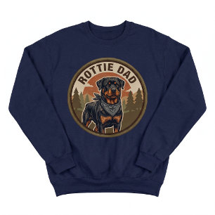 Rottie Dad Crewneck Rottweiler Dog Gift Vintage Sweatshirt
