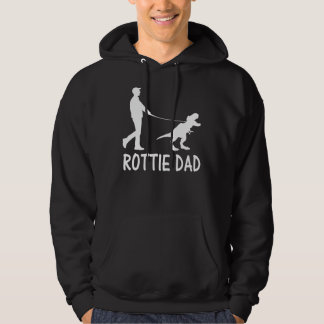 Rottie Dad Rottweiler Dog Dinosaur Hoodie