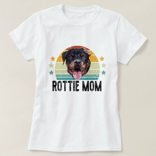 Rottie Mama Gift Dog Lover Apparel Pet Owner Rottw T_Shirt