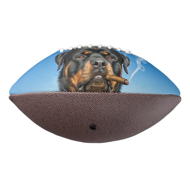 Rottie Maximus loves his ball (Rotated 270)
