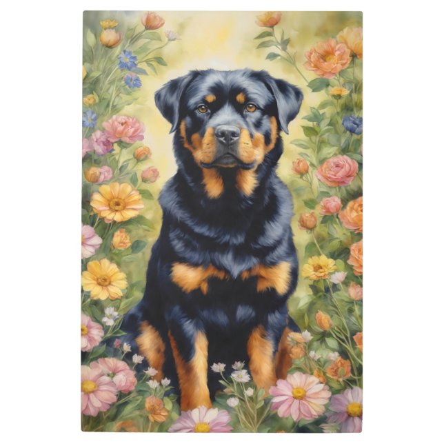 Rottie Metal Print (Front)