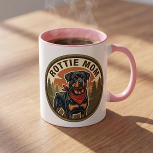 Rottie Mom Coffee Mug Rottweiler Mom Gigt