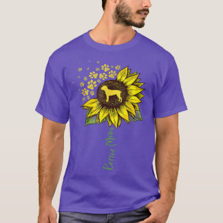 Rottie Mom Sunflower Rottweiler For men women boys T-Shirt