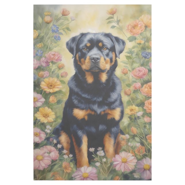 Rottie Portrait - "Summer Days" Gallery Wrap (Front)