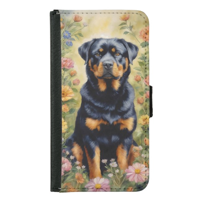 Rottie Samsung Galaxy Wallet Case (Front)