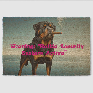 Rottie Security System Active Fiber Doormat