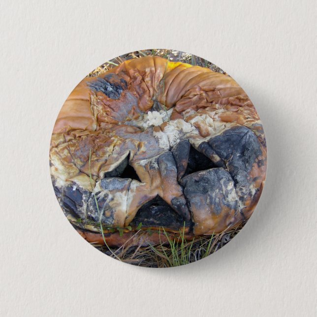 Rotting Pumpkin Button (Front)