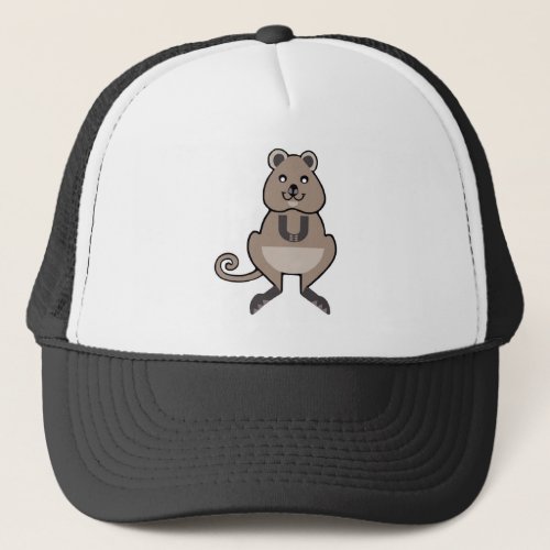 Rottnest Island _ Happy QUOKKA  _Wildlife warrior  Trucker Hat