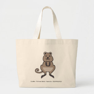 Rottnest Island - QUOKKA -Australia-- Nature Large Tote Bag