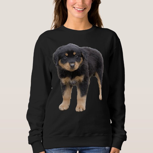 Rottsky Puppy Brave Dog Lovers  For Rottweiler And Sweatshirt (Front)