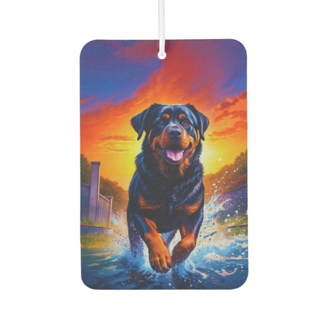 Rottweiler Air Freshener (Front)