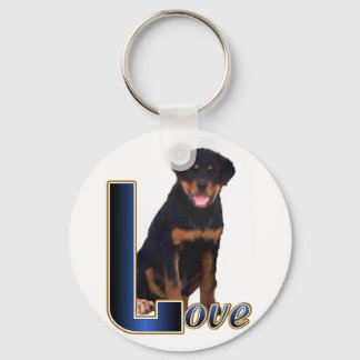 Rottweiler Art Gifts Keychain