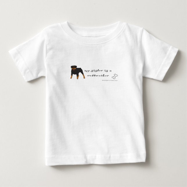 rottweiler baby T-Shirt (Front)