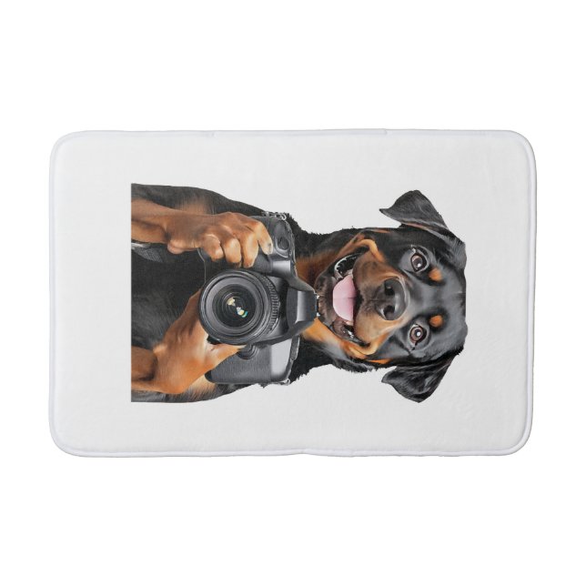 Rottweiler   bath mat (Front)