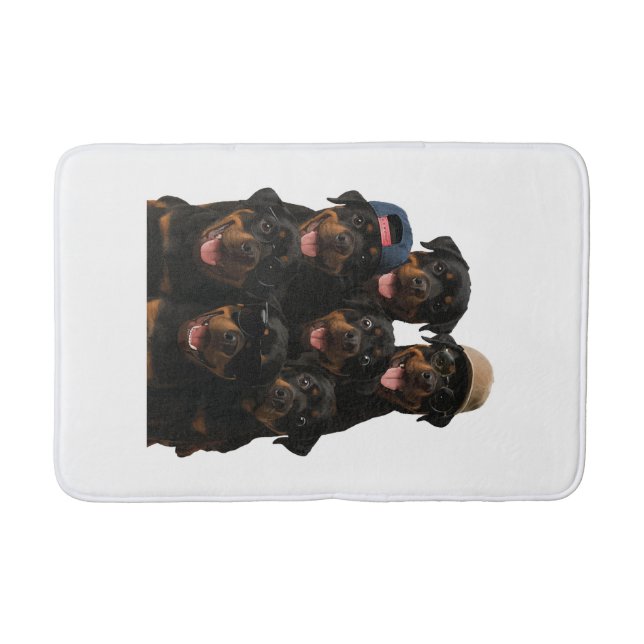Rottweiler Bath Mat (Front)
