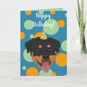 Rottweiler Birthday  Card