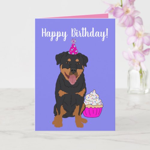 Rottweiler Birthday  Card