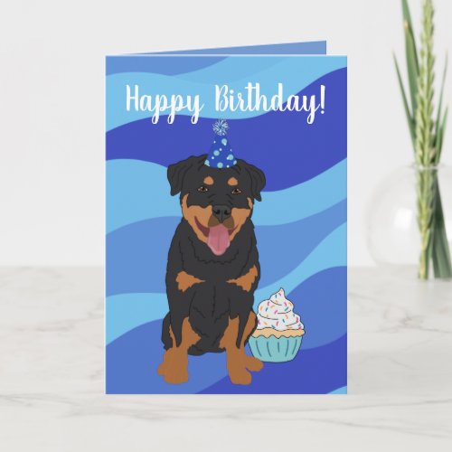 Rottweiler Birthday  Card