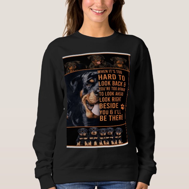 Rottweiler Blanket Sweatshirt (Front)