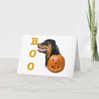 Rottweiler Boo Card
