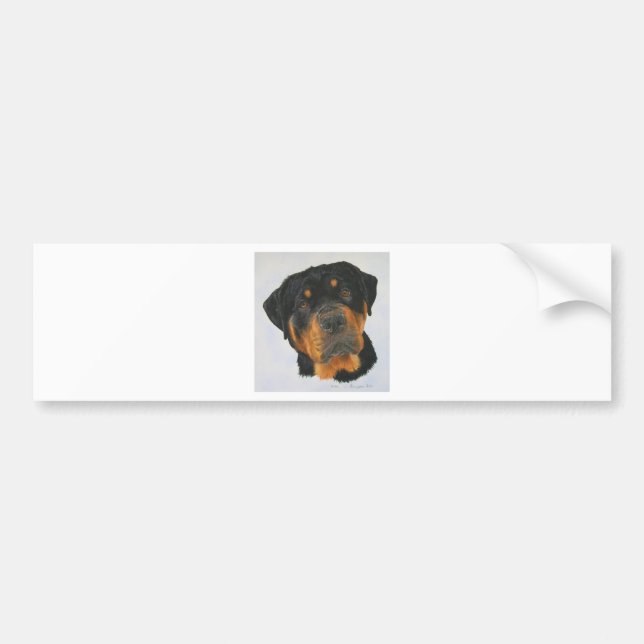 Rottweiler Bumper Sticker (Front)