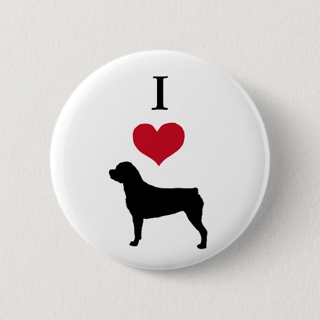 Rottweiler Button (Front)