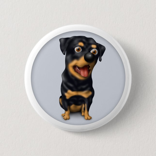 Rottweiler Button (Front)