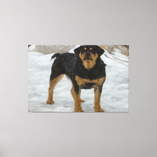 Rottweiler Canvas Print